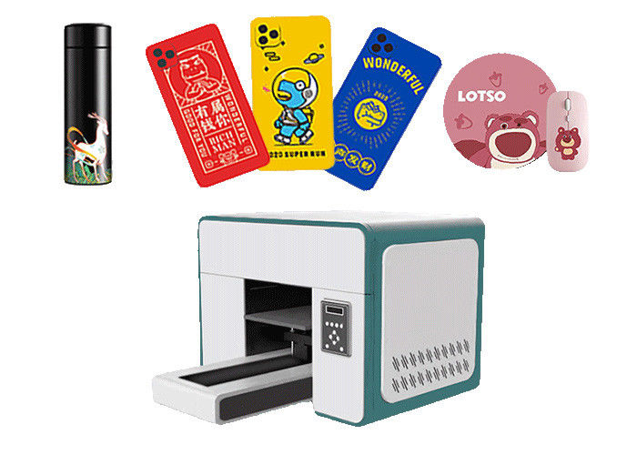 Máy in 1400dpi UV A3 Hai đầu giường phẳng Máy in UV cho bút golf chai thủy tinh