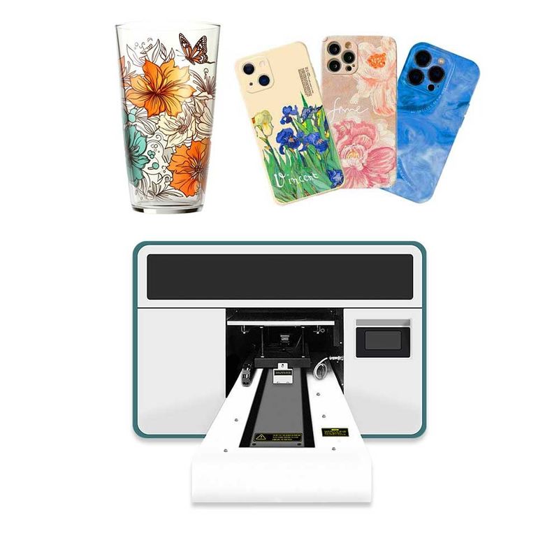 Máy in 3D A3 Hybrid UV Printer UV Inkjet Flatbed Printer với đầu I3200
