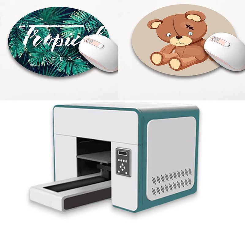 Máy in UV A3 kỹ thuật số mini Máy in máy tính để bàn A3 Máy in tia mực UV đa cho nhãn dán