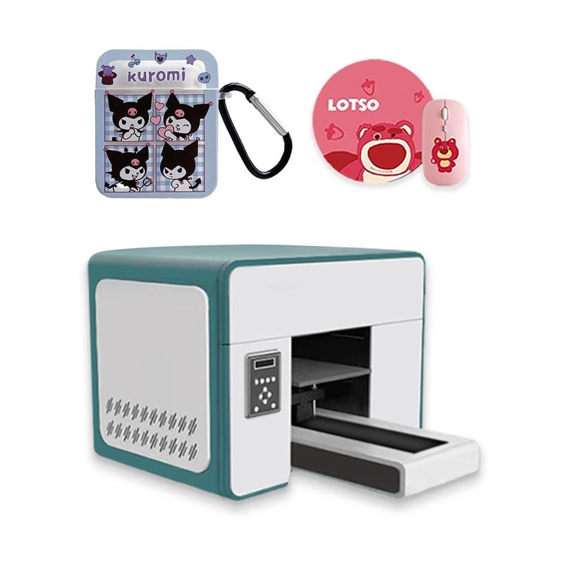 Golf Ball Flatbed LED UV Printer UV Led Inkjet Printer Cho chai Máy in thẻ PVC