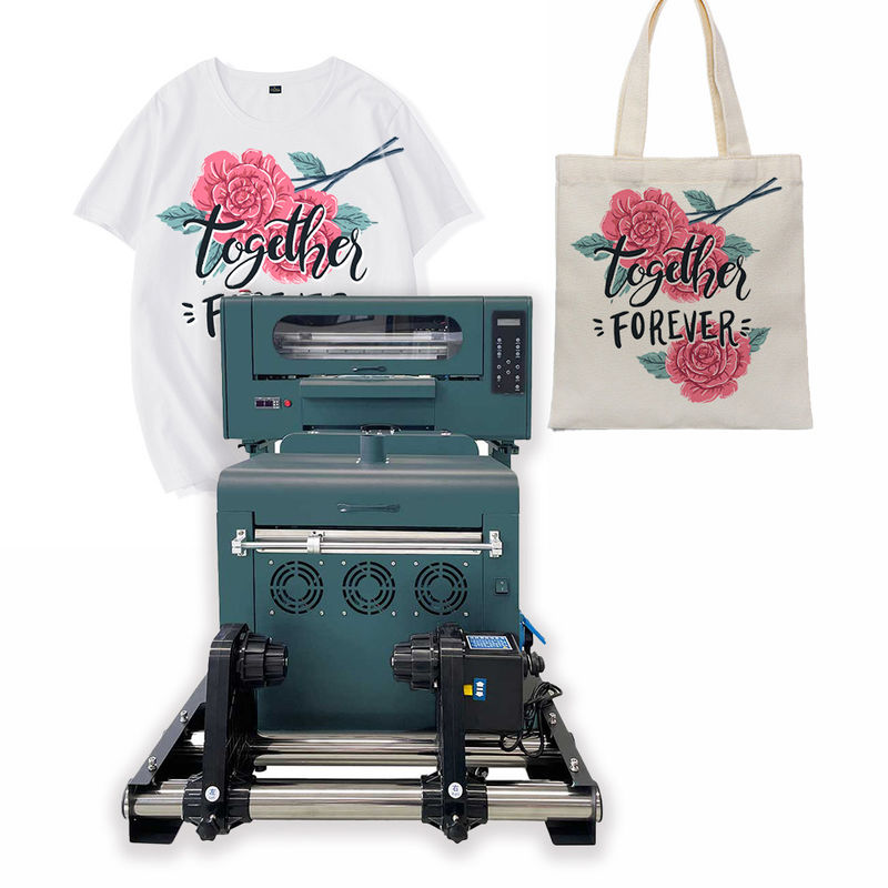 Máy in phun mực DTF đầu kép Xp600 30cm T-Shirt Transfer Printer máy in phim thú cưng
