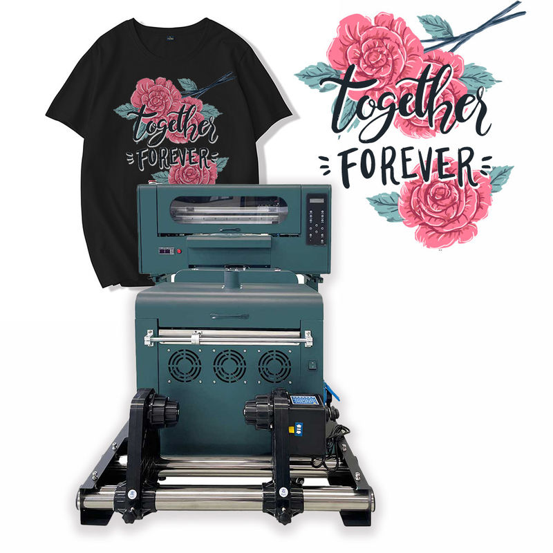 Máy in DTF 30cm PET phim vải vải áo phông A3 Dtf máy in với máy ép bột