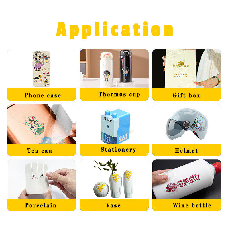 Nhà máy 30CM UV DTF A3 F1080 Head Printer Sticker Inkjet CMYK White UV DTF Printer With Laminator