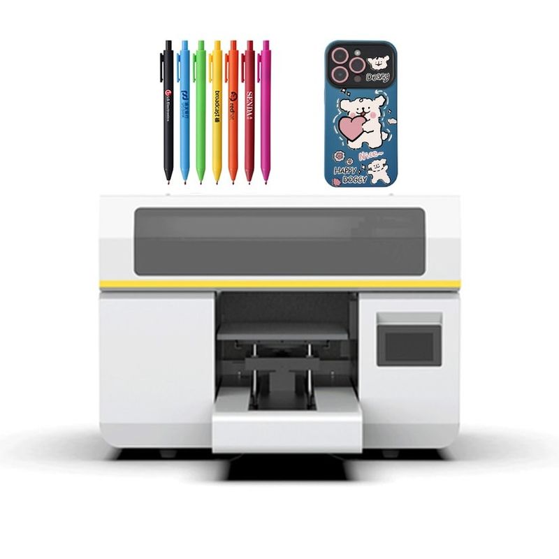 Digital A3 Size Hybrid UV Printer Roll To Roll Printing UV Inkjet Printer