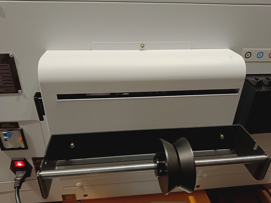 K/C/M/Y W V Ink Color A3 UV Printer với đầu in S1-HD và kích thước nền tảng 300x475mm