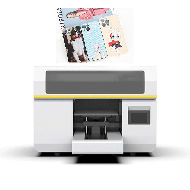 K/C/M/Y W V Ink Color A3 UV Printer với đầu in S1-HD và kích thước nền tảng 300x475mm