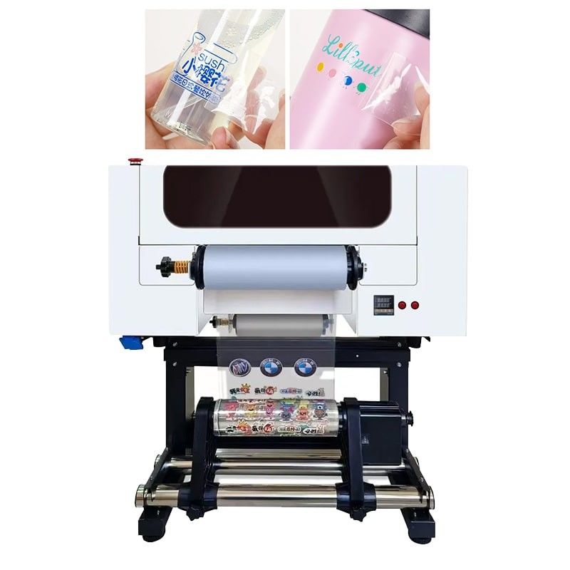 Máy in phim chuyển đổi DTF độ phân giải cao với CMYK W + V Mực màu đa giao diện rip