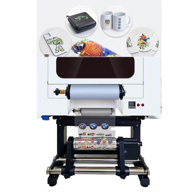 Digital UV DTF 2 F1080 Head Printer hai trong một chiều rộng in 30cm/60cm