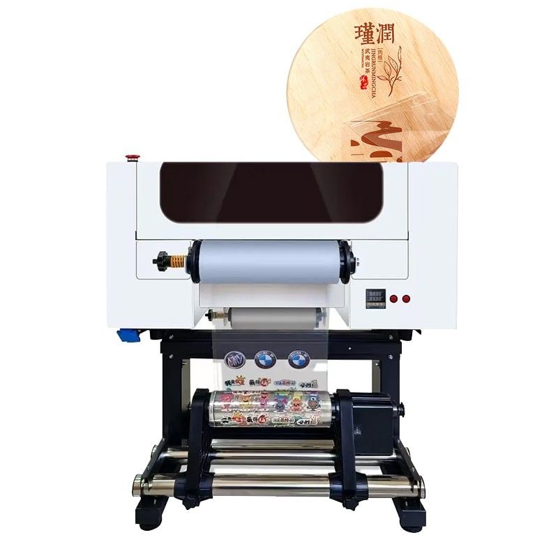 Máy in UV DTF 30CM Roll To Roll A3 UV DTF với hai đầu XP600