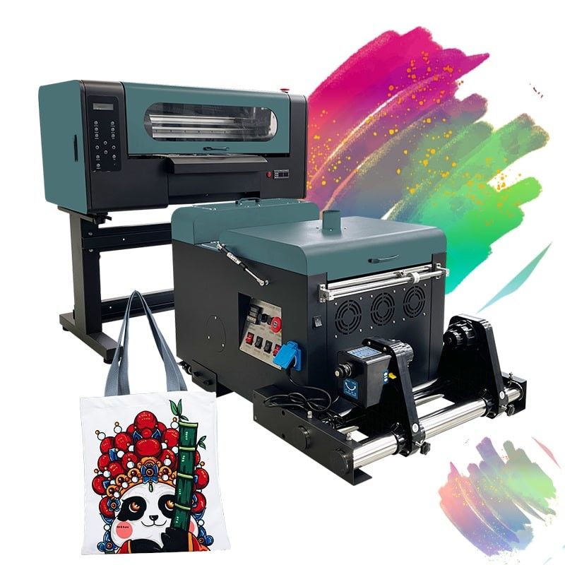 Kích thước nhỏ 300mm in rộng DTF máy in với 2 Epson F1080 đầu trong chất lượng tốt