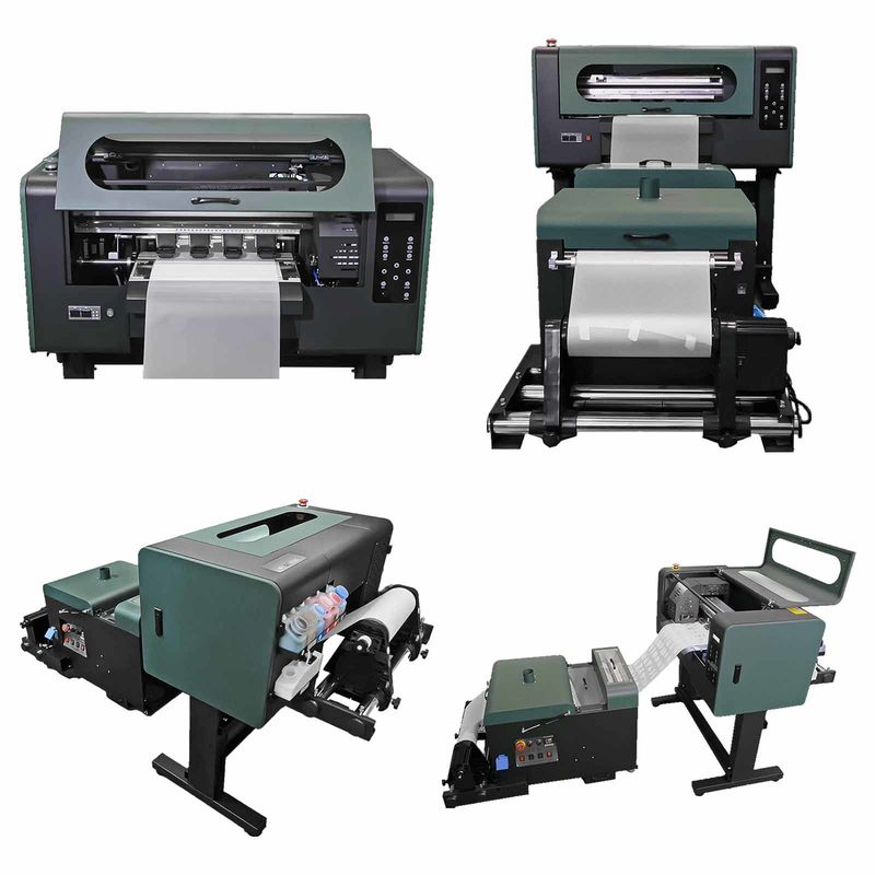 Máy in DTF trực tiếp đến phim VT-300 A3 với màu CMYK + W cho các ứng dụng dệt may