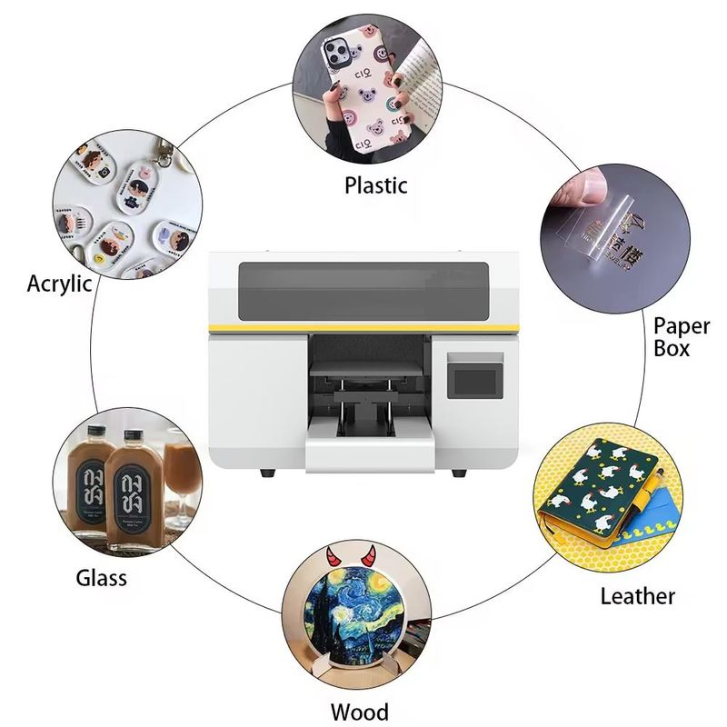 Máy in UV A3 / Máy in UV kỹ thuật số A3 kích thước có thể in 3 loại Mô hình in