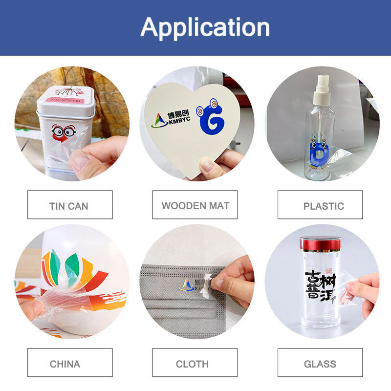 Máy in A3 UV DTF AB Film Roll To Roll Sticker 30CM Máy in UV DTF cho chai nhựa acrylic