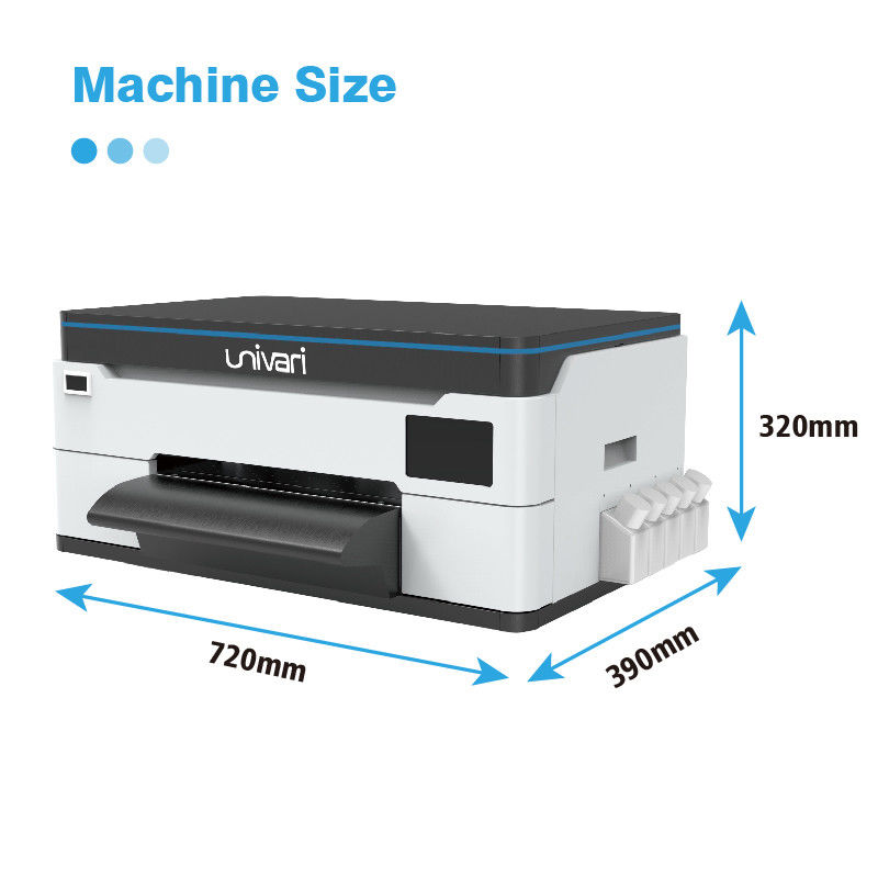 Máy in DTF chuyển đổi máy vi tính máy in UV DTF nhỏ gọn A3 với đầu F1080 XP600