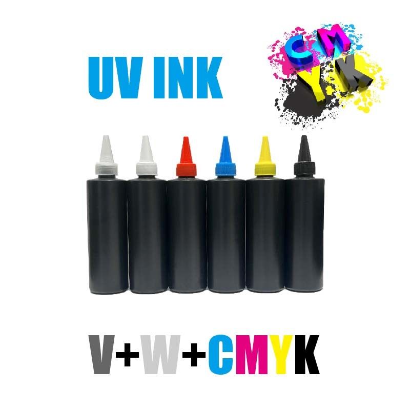 UV Curable Ink Mực UV LED cứng mềm cho Epson I3200 XP600 DX4 DX5 DX7