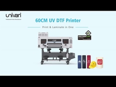 Máy in UV Dtf 30cm để in nhãn dán Roll To Roll Inkjet trên bất kỳ vật liệu