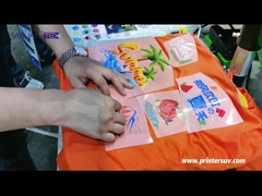 Toàn bộ quá trình in và in áo thun bằng máy in DTF 30CM