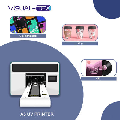 Máy in mini A3 UV A3 Led Rotary Bottle UV Printer Case điện thoại Máy in UV phẳng