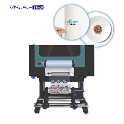 Tất cả trong 1 Máy in chuyển phim UV PET nhỏ 30cm A3 UV DTF với 2 XP600