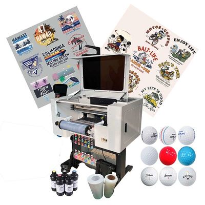 Nhà máy in DTF UV 30CM A3 UV DTF với lớp phủ cho nhãn dán