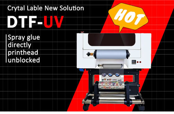Máy in áo thun A3 UV DTF máy in 30cm UV DTF máy in áo thun T-shirt với máy xay bột